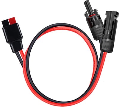Zonnepaneel naar Anderson stekkerkabel 10 AWG 60 cm - Verlengkabel voor generatoren en RV