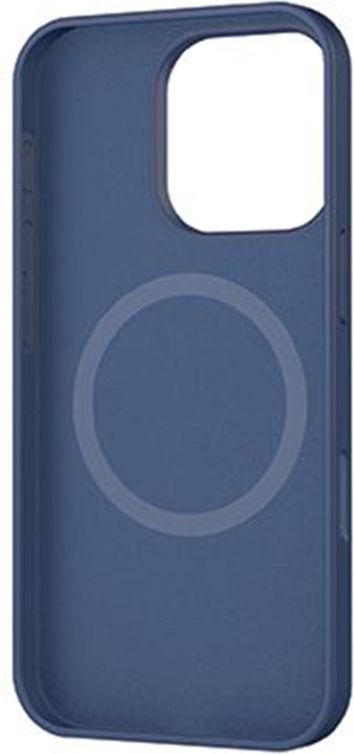 MYWAY, Hoesje geschikt voor iPhone 16 Pro - MagSafe Siliconen Oleophobic & Anti-Scratch, Blauw