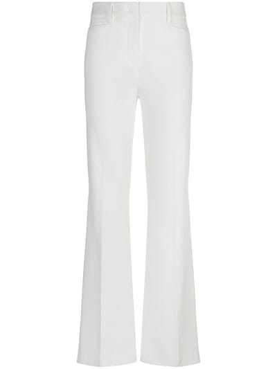 Broek Pasvorm Cornelia Van Peter Hahn wit