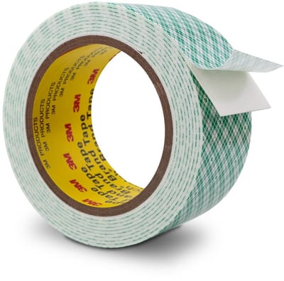 Dubbelzijdige schuimtape 50 mm x 300 cm wit - Urethaan voor binnenpanelen en naambordjes