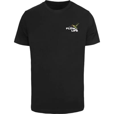 Mister Tee - Flow Of Live Heren T-shirt - L - Zwart