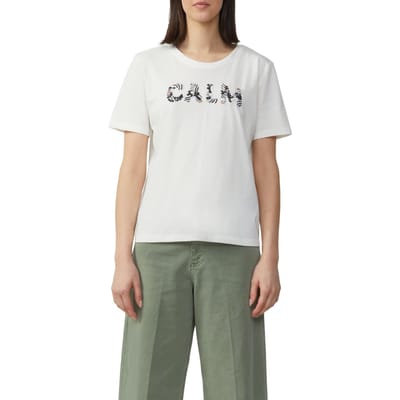 s.Oliver  T-shirts Offwhite Size: 44 | T-Shirts Outlet | Dames | Wit