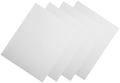 Aluminium Platen - Foto Borden - Handgemaakte Decoraties - Warmte Transfer Coating - 4 Stuks - Zilver