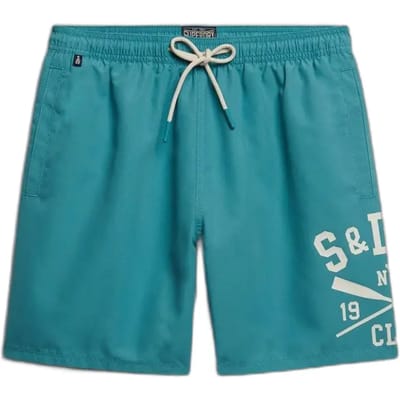 Superdry - Printed Logo 16-Inch Zwemshort - Heren - Zwembroeken