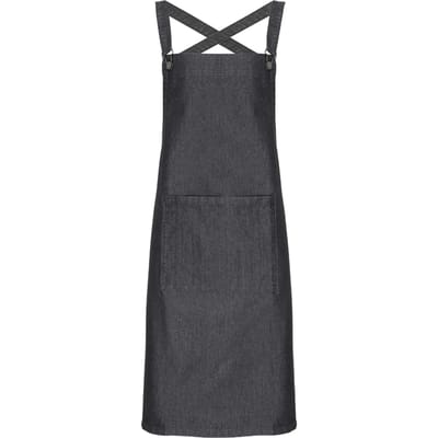 Premier Cross Back Barista Slabberschort (Zwarte denim)