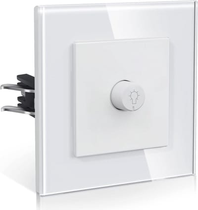 Lichtschakelaar - Wandschakelaar - Inbouw Installatie - Snelle Draadbevestiging - 86mm - Wit