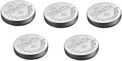 Enkel horloge Batterij 361 - Hoogwaardige 1.55V SR721W (5 stuks)