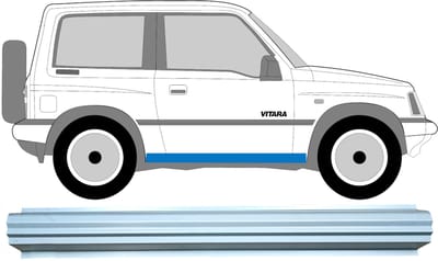 Reparatie dorpel voor Suzuki Vitara 1988-1998 / Links = Rechts (symmetrisch)