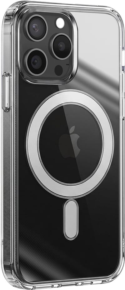 Bigben Connected - Telefoonhoesje geschikt voor iPhone 15 Pro Max - MagSafe compatibel - Transparant