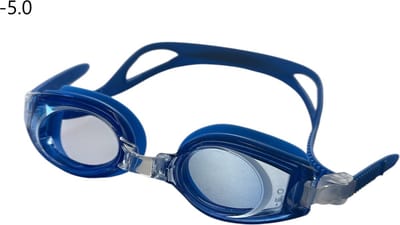 Kinderzwembril op sterkte -5.0 (blauw)
