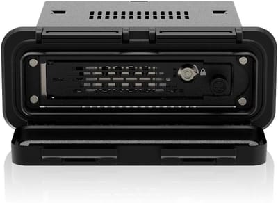 Wisselframebehuizing - Hot Swap Bay - Opslag Uitbreiden - Waterdicht IPX5 Frontpaneel - 25 inch - Zwart