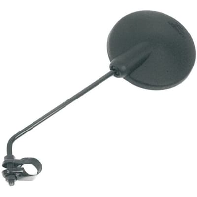 Omkeerbare ronde zwarte Vicma-achteruitkijkspiegel voor Beta 50 RK6 motorfiets, 1993 tot 1998, E6, nieuw