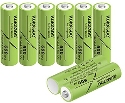 Oplaadbare Batterijen - AAA Batterijen - Buitenverlichting - Voorgeladen Direct - 600 mAh 8 Stuks - Niet Van Toepassing