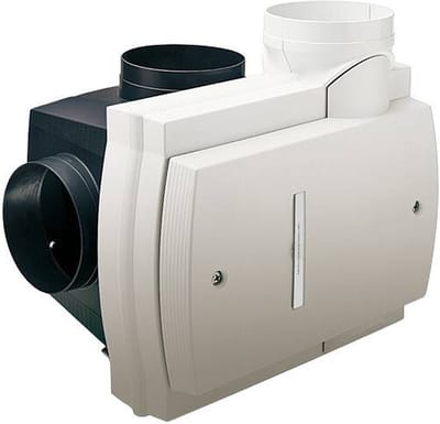 Orcon Compact 10P 380m3/h met perilex uitvoering, een compacte, stille en energiezuinige woonhuisventilator