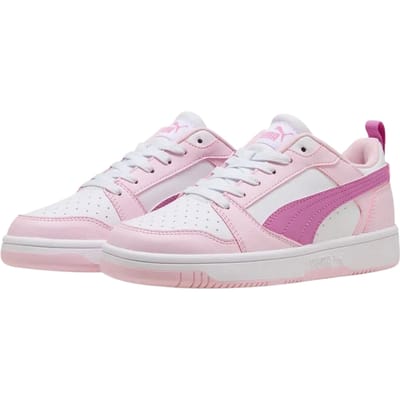 PUMA Puma Rebound V6 Lo Jr Unisex Sneakers - Pearl Pink-Mauve Pop-PUMA White