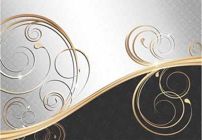 Fotobehangkoning - Behang - Vliesbehang - Fotobehang Gouden Slingers - Dual nature - 400 x 280 cm