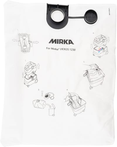 MIRKA DEXOS 1230 Fleece Stofzak - 5 stuks