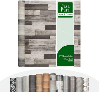 Zeer Slijtvaste PVC Vloer Houtlook (Geschuimd) - Per Meter - Vloerbedekking met Textuur