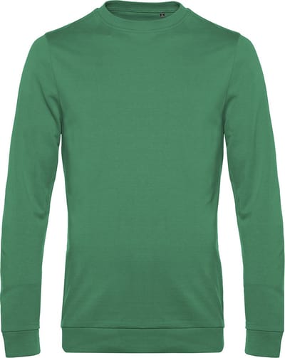 Sweater 'French Terry' B&C Collectie maat M Kelly Groen