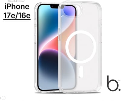Brosendaal Hoesje - Geschikt voor Apple iPhone 17e/16e – Transparant – MagSafe-compatibel Telefoonhoesje – Ultradun en maximale Valbescherming