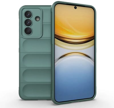 MobyDefend Hoesje - Geschikt voor Samsung Galaxy A37 - TPU Gripcase - Groen