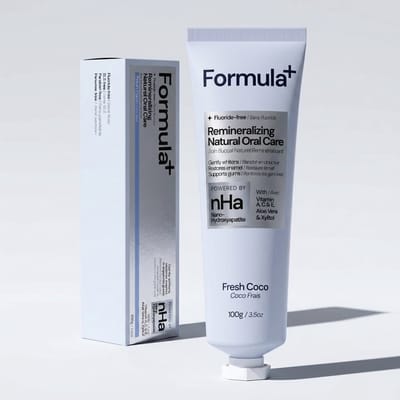 Formula+ Fluoridevrije Tandpasta met Nano-Hydroxyapatite - Fresh Coco