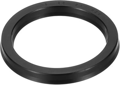 Radiale O-ring 45mm ID x 55mm OD x 6mm Breedte Nitril Rubberen Olieafdichting voor Lagers, As en Oliepompen, Zwart