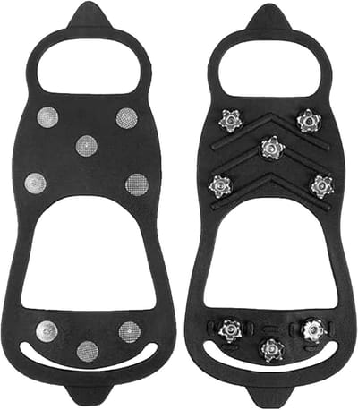 Non-slip Schoen Studs voor Winter, Herbruikbare IJs en Sneeuwpunten, Grip en Traction voor Outdoor Activiteiten, Wandelen en Vissen