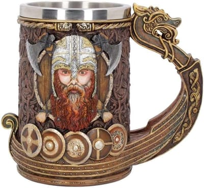 Nemesis Now - Drakkar Viking Bierpul - Bruin