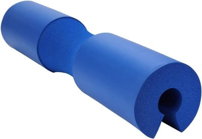 Barbell Squat Pad - Nek Schouder Beschermer - Gewichtheffen Ondersteuning - Schokabsorberend Schuim - 45.5 cm - Blauw