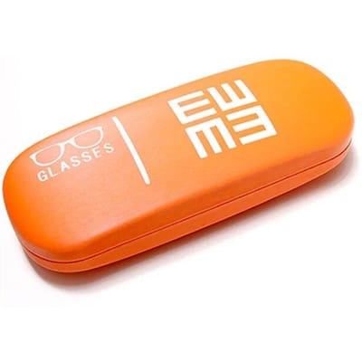 Leren Brillenkoker Dames Heren Draagbaar Leesbril Zonnebril Etui Beschermende Harde Doos Bril Beschermer Houder beige