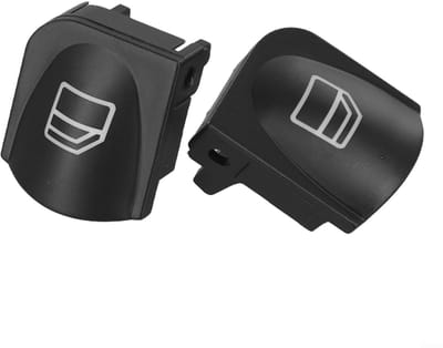 Dailygoods - Vervangingsknop voor Raamschakelaar voor Mercedes C Klasse W203 en W209