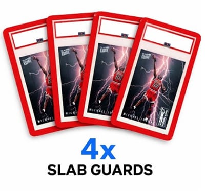 Verzamel kaart beschermhoes - rood - 4 stuks - Slab guard - slab protector - geschikt voor PSA graded kaarten - TCG - MTG - One Piece - Lorcana - Yu-Gi-0h!