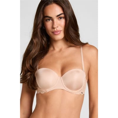 Hunkemöller Voorgevormde strapless beugel bh Angie Beige