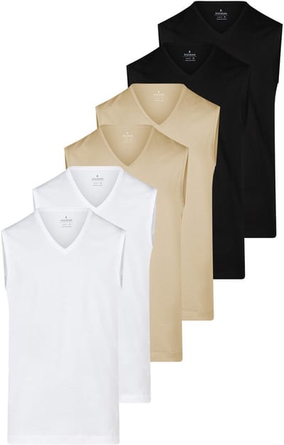RAGMAN Heren onderhemd 6 pack Basic