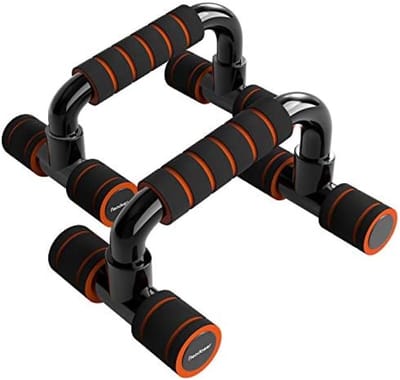 PromoHome Opdrukhulp Fitness Stangen Set - Oranje