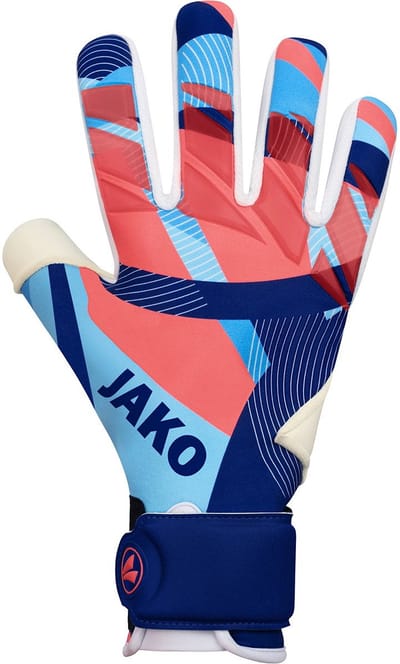 Jako River Giga Keepershandschoenen Heren - Marine / Hemelsblauw / Koraal | Maat: 11,5