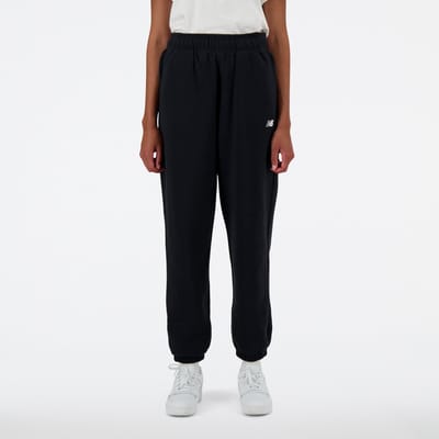New Balance Sport Essentials Fleece Jogger Black Maat: M | Joggingbroeken Outlet | Dames | Zwart