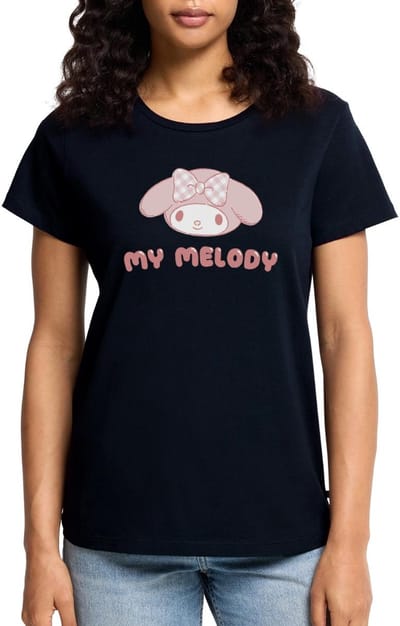 My Melody Portret Premium T Shirt Dames