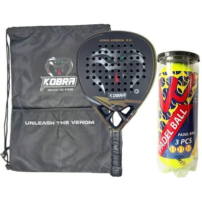 Nivard Padel Racket - Padelrackets - Padelracket - Zwart