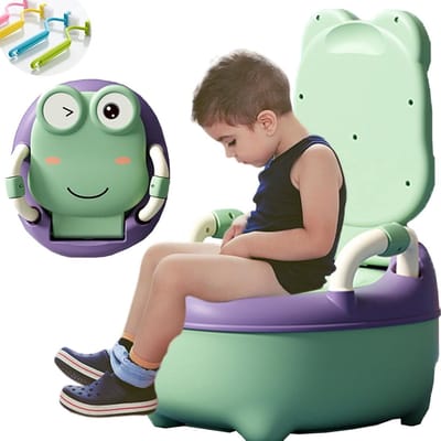 Potjestrainer, toiletbril voor kinderen, kindertoilet, potjetrainer voor kinderen, voor baby's en kinderen, stabiel babypotje, kindvriendelijk design, grappige manier om peuters te oefenen