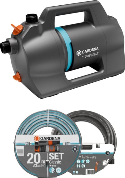GARDENA Besproeiingspomp 4100 Silent Set