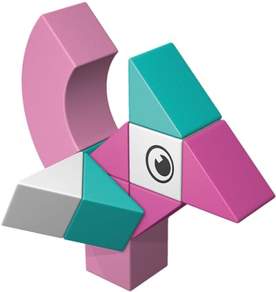 Magnetische bouwstenen magische unicorn - Ainstein - vanaf 24 maanden