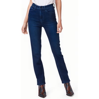 PAIGE Ultra High Rise Cindy Otsm Sli Nyc Maat: W23 | Straight Jeans Outlet | Dames | Blauw
