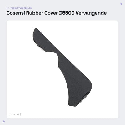 Dailygoods- Rubber Cover - Voor D5500 Camera - Vervangende Grip - Duurzaam Rubber - Antislip Handgreep - Lichtgewicht Ontwerp