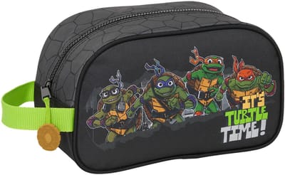The Teenage Mutant Ninja Turtles Toilettas, Turtle Time - 26 x 15 x 12,5 cm - Polyester