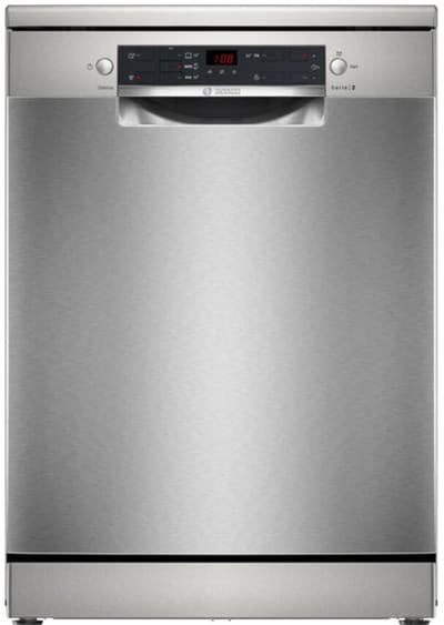 Bosch SMS25GI09F – Vrijstaande Vaatwasser - SilencePlus– RVS – ExtraDry – AquaStop – Eco-pr. - VarioFlex-korven - E label