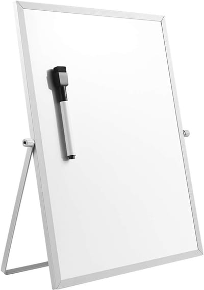 Magnetisch Whiteboard met Stand - Drooguitwisbaar Bord voor Thuis en School - Ideaal voor Notities, Plannen en Creatieve Ideeën
