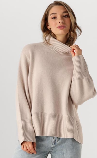 INWEAR Kaxyiw Turtleneck Pullover Truien & vesten Dames - Sweater - Hoodie - Vest- Beige - Maat S