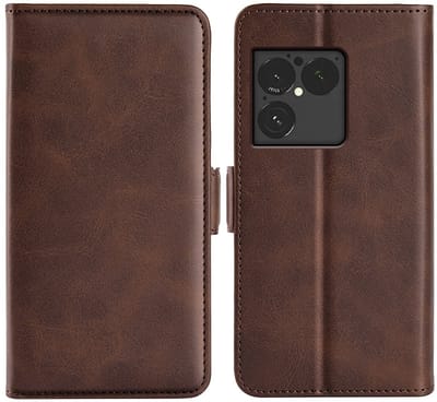 MobyDefend Hoesje - Geschikt voor Sony Xperia 1 VIII - Luxe Wallet Book Case (Sluiting Zijkant) - Bruin